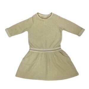 Gymboree  Girls   Dress, Size Size 7, Cream White with Gold